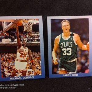 Michael Jordan & Larry Bird